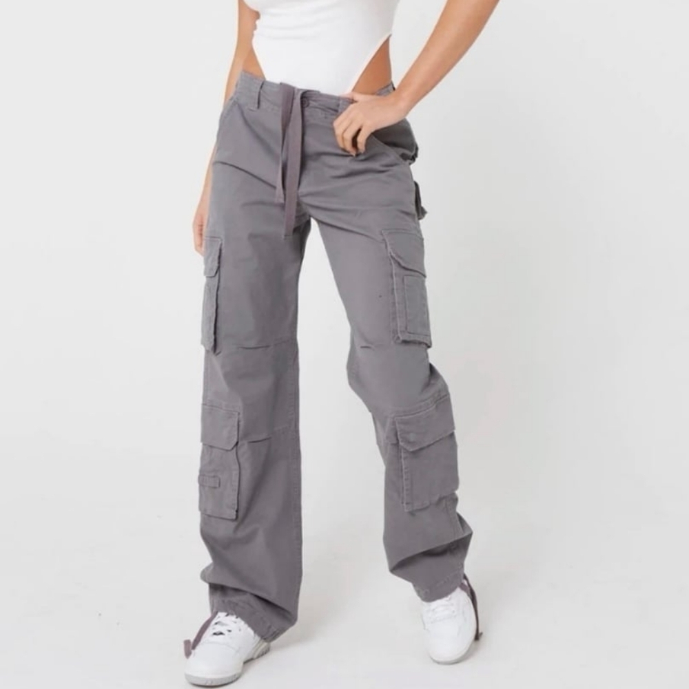 Luxe to Kill High Rise Cargo Pants Gray Size 8